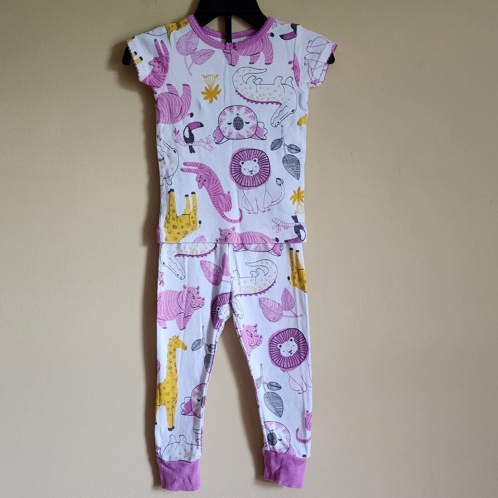 Carters Jungle Animals Pajamas Size 12 Months NWOT